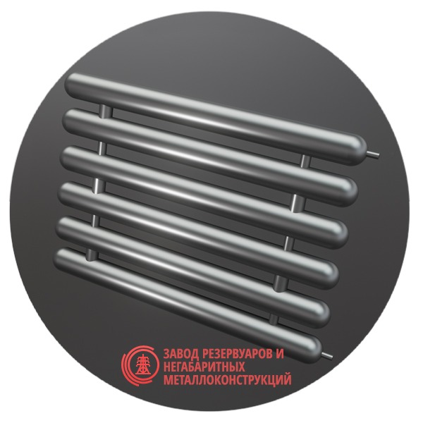 Регистры отопления шестирядные РСЭ-6x89x3.0-2000 мм