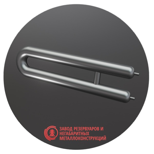 Регистры отопления двухрядные РЗЭ-2x114x4.0-2000 мм