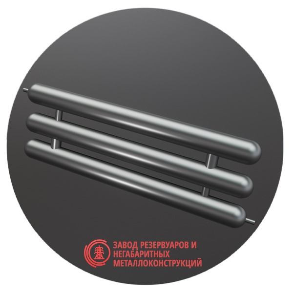 Регистры отопления трехрядные РСЭ-3x89x3.0-2000 мм