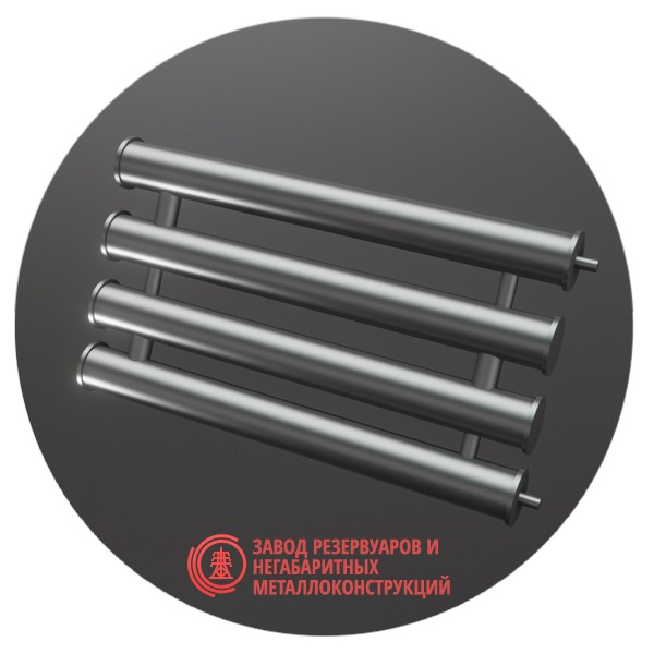 Регистры отопления четырехрядные РСП-4x108x3.0-5000 мм